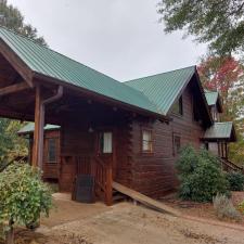 Log Home Surface Stripping And Staining In Jasper GA 2